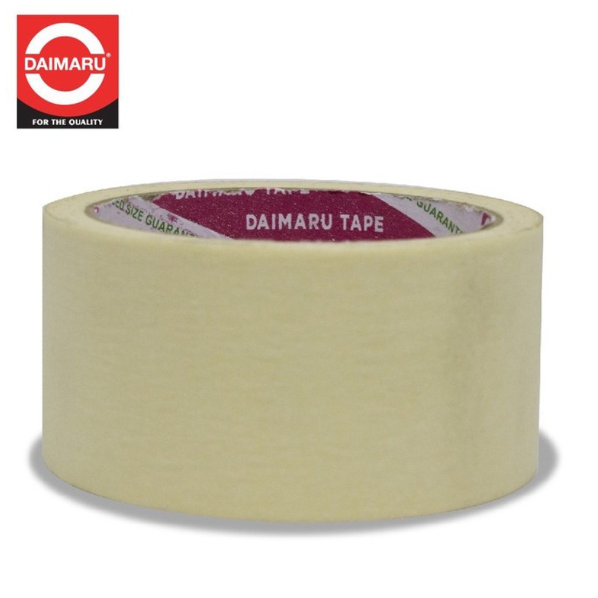 

SUPER MURAH Daimaru Masking Tape Lakban Kertas 2 Inch 48mm x 21m / Solasi [PER 1 ROLL]