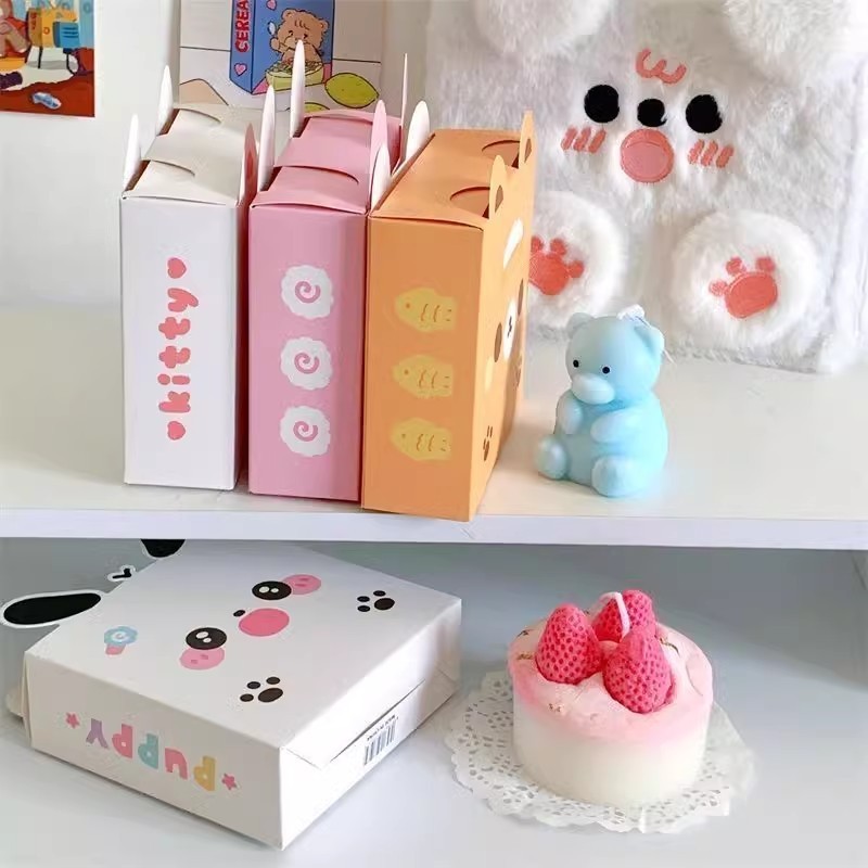 

JHM Goodie Box Hampers Gift Cute Animal Series Paper Box Ultah Kids Dus hadiah Snack Permen Kue karakter kartun lucu Tas Box Bingkisan Ulang tahun
