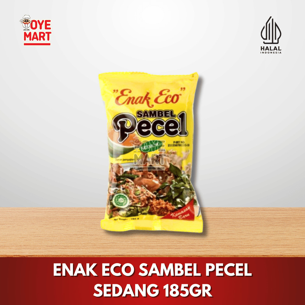 

ENAK ECO SAMBEL PECEL SEDANG 185GR/ BUMBU INSTAN