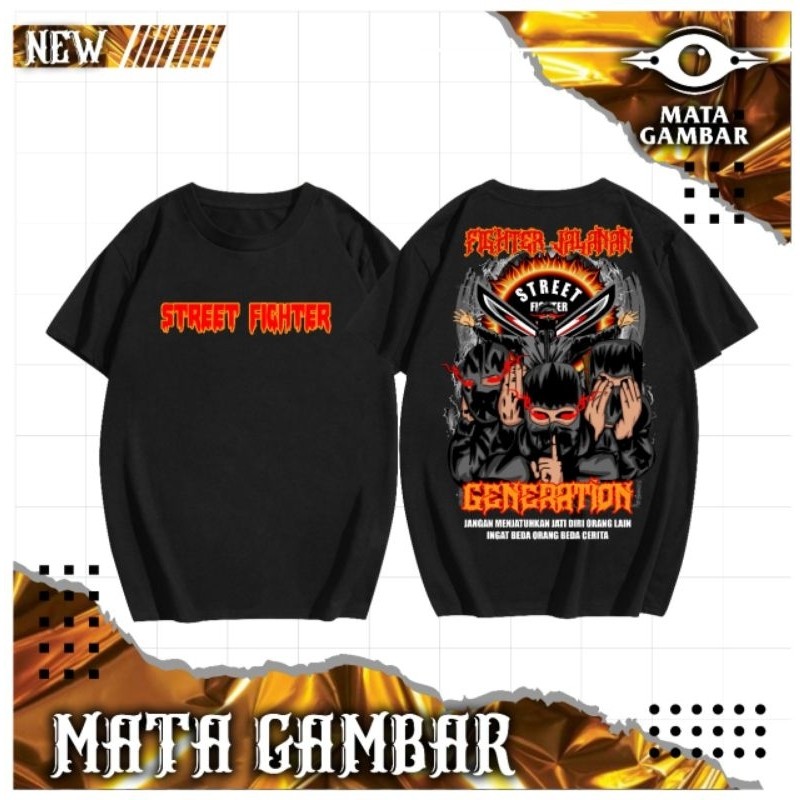 T-SHIRT STREET FIGHTER || STREET FIGHTER || GRATIS ONGKIR || COD