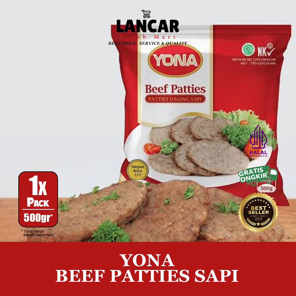 

YONA BEEF PATTIES SAPI 500GR