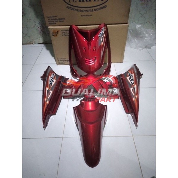 full body halus body alus honda beat karbu merah 2008 2009 2010 non original