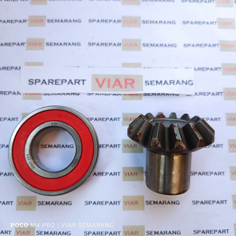 Viar - Gigi pinion gearbox viar 150 200cc gigi 13 T gear girbok viar + Laker pinion gearbox 6205