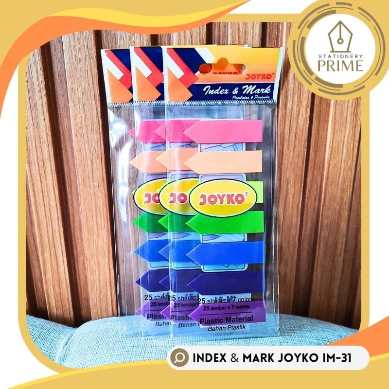

Index & Mark / Penanda / Pembatas Plastik Joyko IM-31 ( Isi 25 Lembar )