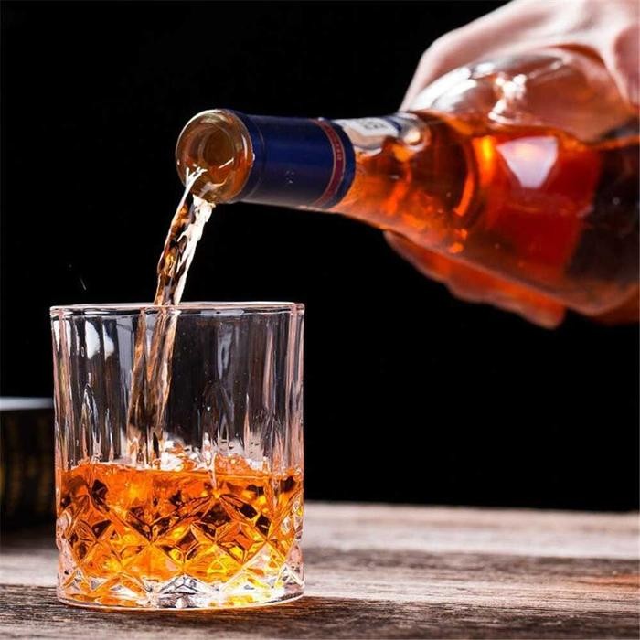 Promo Gelas Sloki Seloki Mini Kaca kristal Minuman Whiskey Wine Bir Cup Crystal Glass Holder - OTC 2