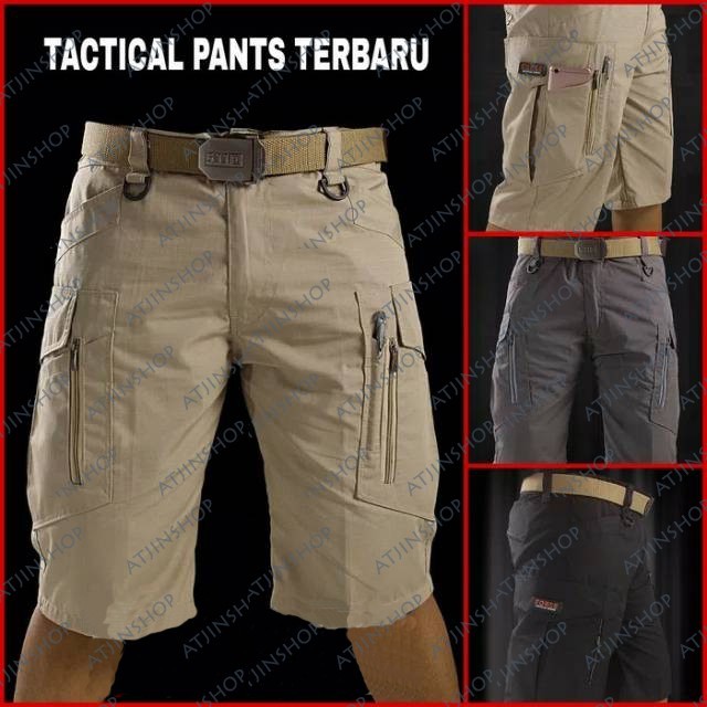 Atjin- Celana Pendek W-Tac Pria Kualitas ORI Tebal dan Anti Gesek (Tidak berbulu) [ SIZE 28-44]