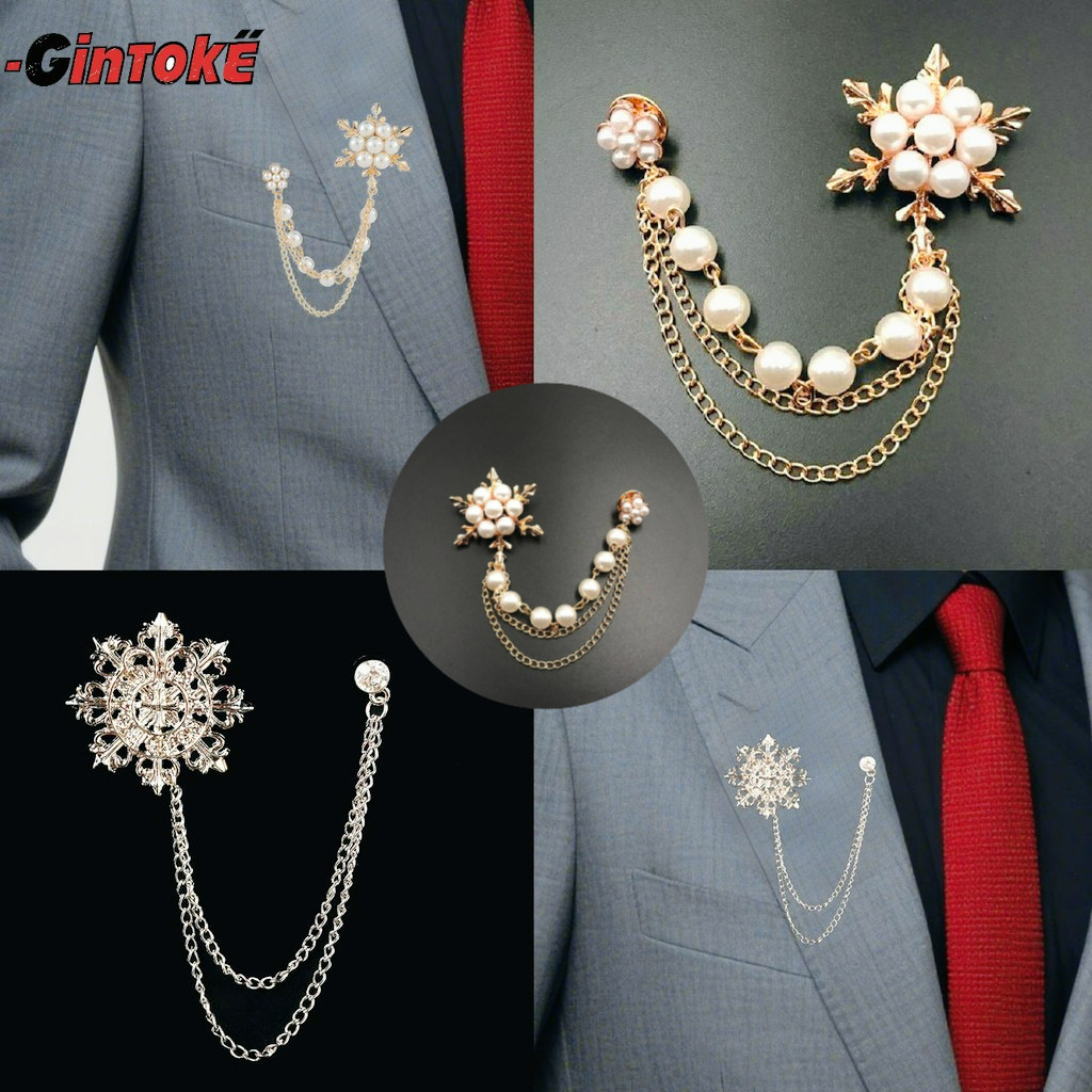 2025 Baru Pin Kerah Baju Elegan Bros Kerah Cantik Premium Bros Cantik Bros Kerah Bros Kerah Kemeja K