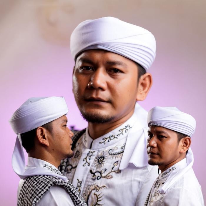 PECI IMAMAH PERMANEN 5 METER EKOR/BUNTUT POLOS I KOPIAH IMAMAH PERMANEN 5 METER Dewasa Hijau Hitam M