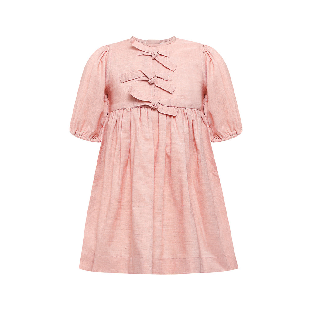 Qna Girl Holler Dress Midi Anak Salem