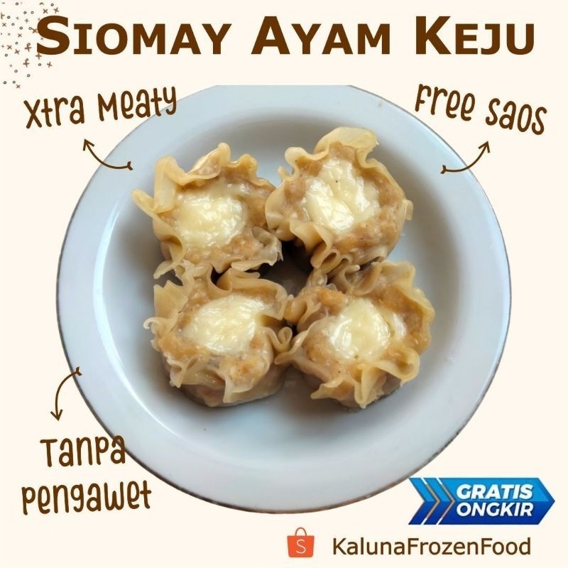 

Siomay Ayam Keju Frozen 12 pcs