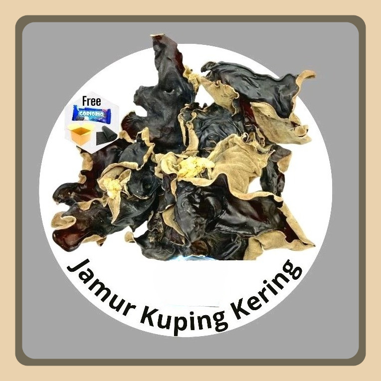 

Jamur Kuping Kering Kualitas Super Grade A Kemasan 1 Kg - 500 Gr