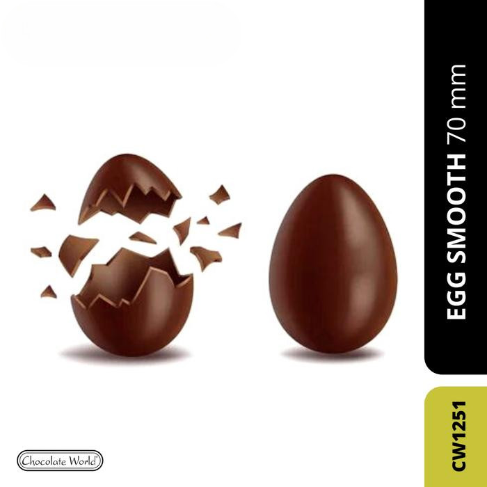 

PUSAT BAKING - Cetakan Cokelat - Telur/Kinderjoy EGG SMOOTH 70mm CW1251