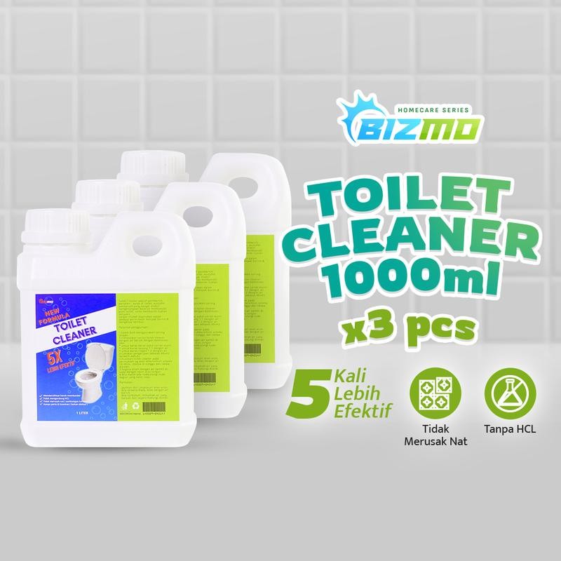 

Bizmo Toilet Cleaner 1000ml - Bundling x3 Pcs