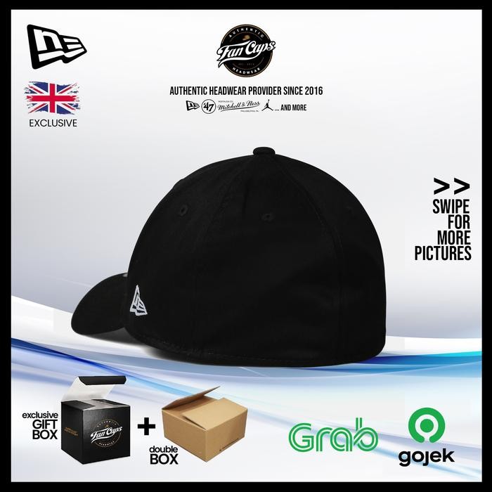 [ORIGINAL] New York Yankees 39THIRTY Europe Edt - Black | Topi New Era - SMALL-MEDIUM