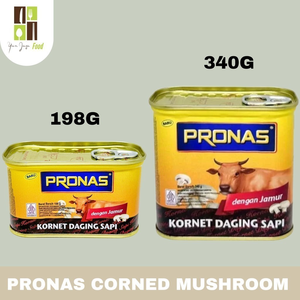 

Pronas Corned Sapi Mushroom 198g / 340g