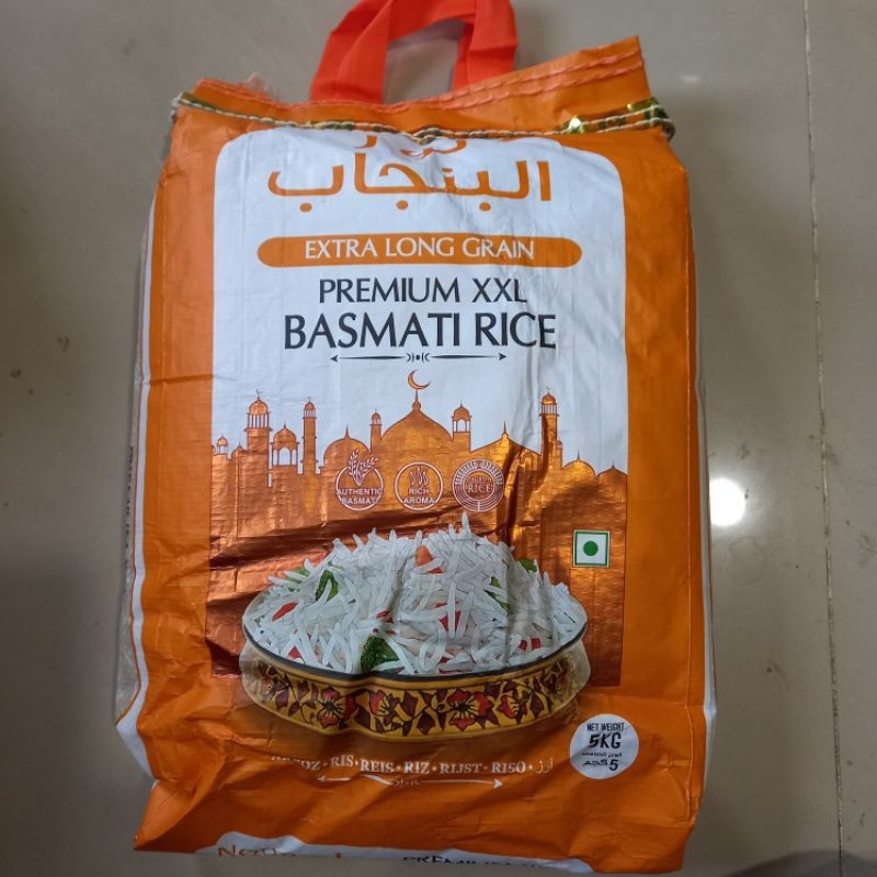 

BERAS BASMATI INDIA " NOOR PUNJAB" kemasan original 5 kg