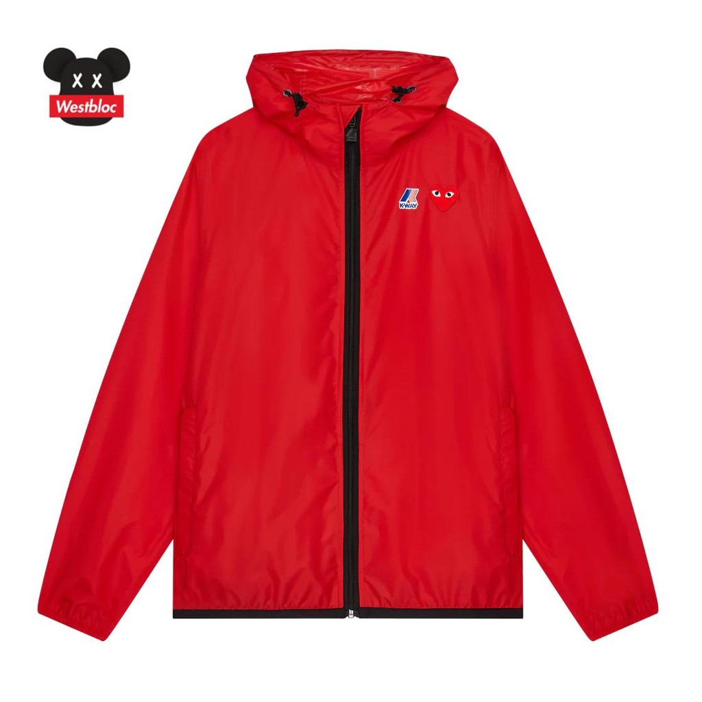 Comme Des Garcons Play x K-Way Full Zip Jacket - Mastermind Stussy APC