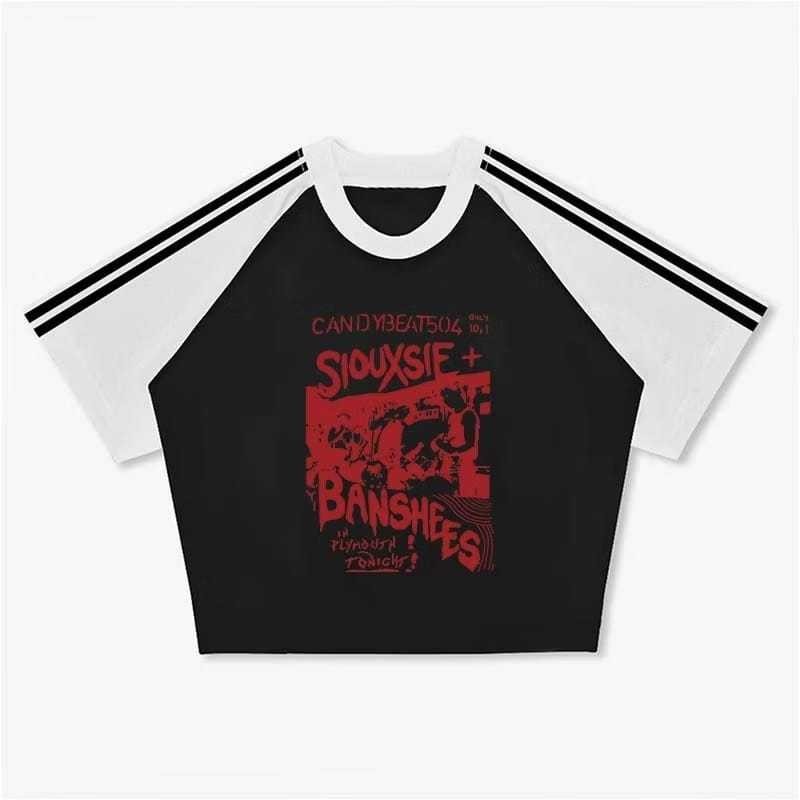 Crop Top SIOUX 01 / Atasan Crop Wanita Bahan Adem / JOANA FASHION