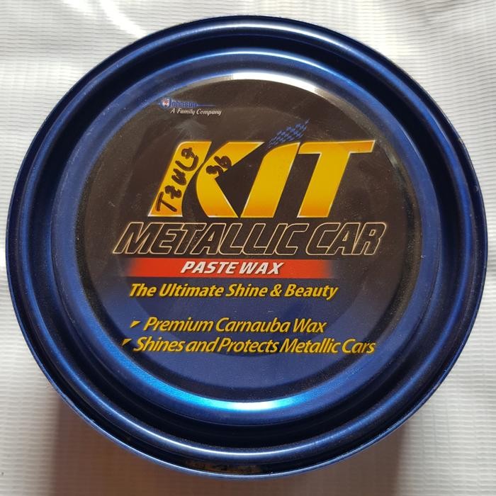 KIT Metallic Metalic Car Paste Wax Poles Kompon Pengkilat Kaleng Biru quality