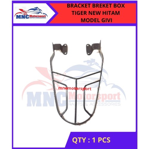 BRACKET BREKET BOX TIGER NEW HITAM MODEL GIVI