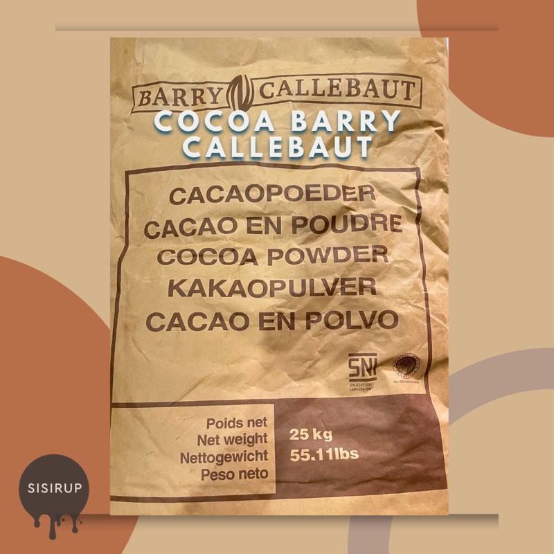 

COCOA 1 KG / Cocoa Barry Callebaut / Cokelat Bubuk / Minuman Coklat / Cacao