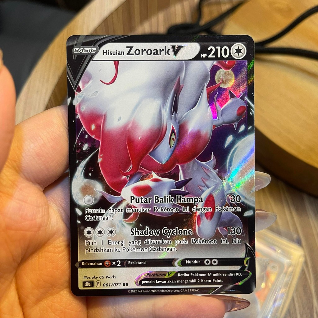 Zoroark V RR s10a 061/071 Kartu Pokemon TCG