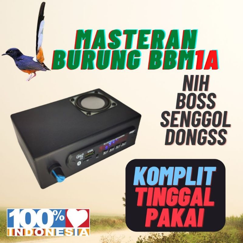 BBM1A SPEAKER MASTERAN BURUNG DIGITAL MP3 KONCER SONO BIRD MASTER ORI ORIGINAL JEDA JERNIHCO