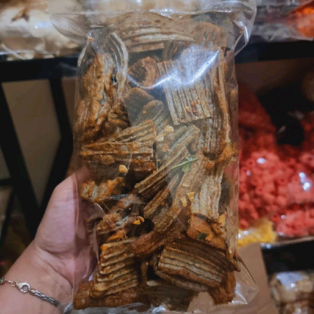 

SEBLAK KERUPUK JENGKOL ASBES BULAT 200GR SEBRING SNACK MAKANAN PEDAS CEMILAN