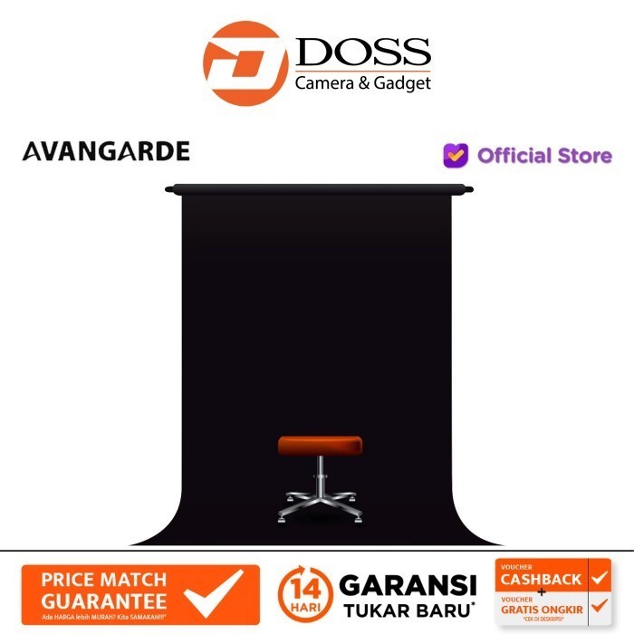 Avangarde Seamless Background Paper - 44 Jet