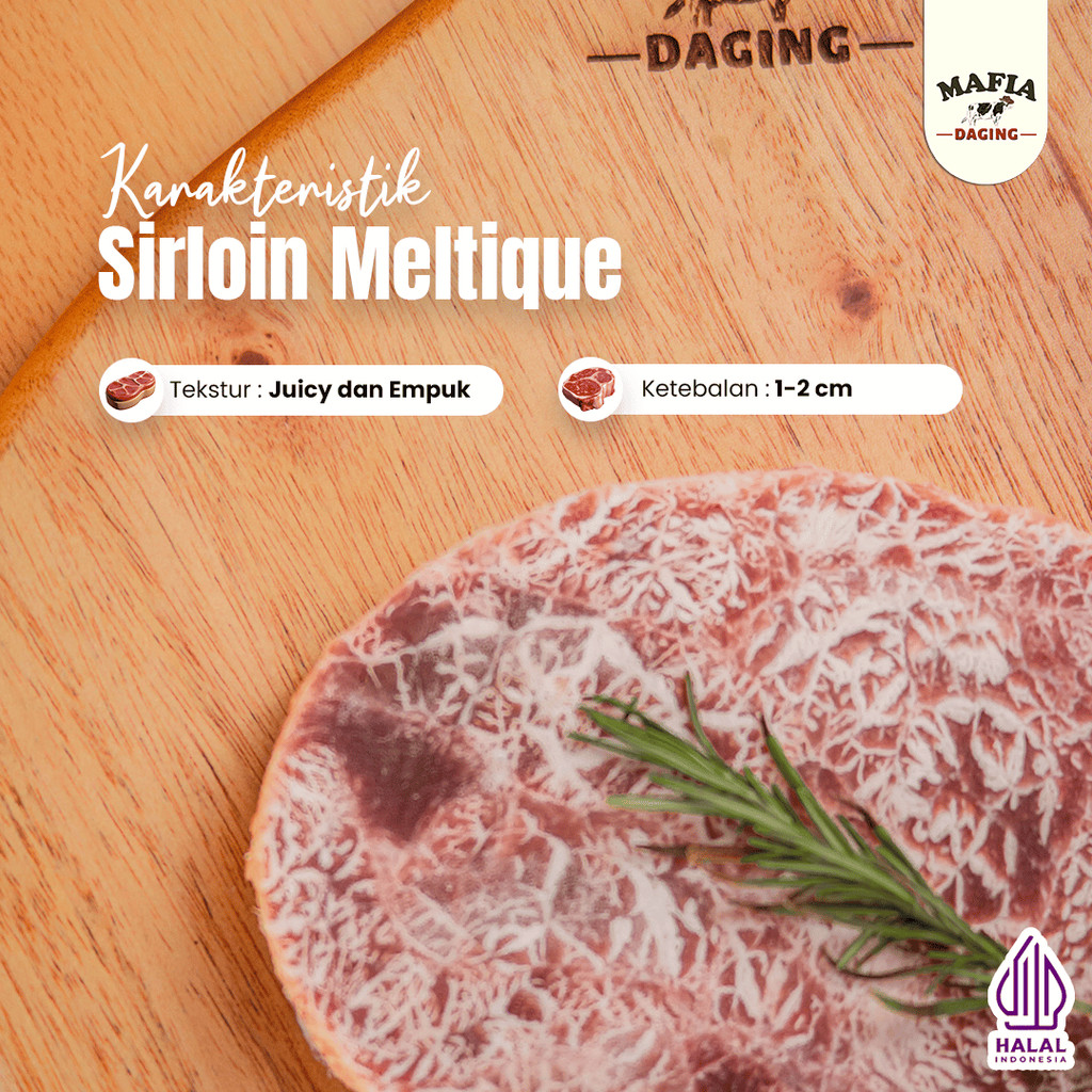 

Ay00! [Mafia Daging] Wagyu Daging Steak Sirloin Meltique Prime Cut 200gr