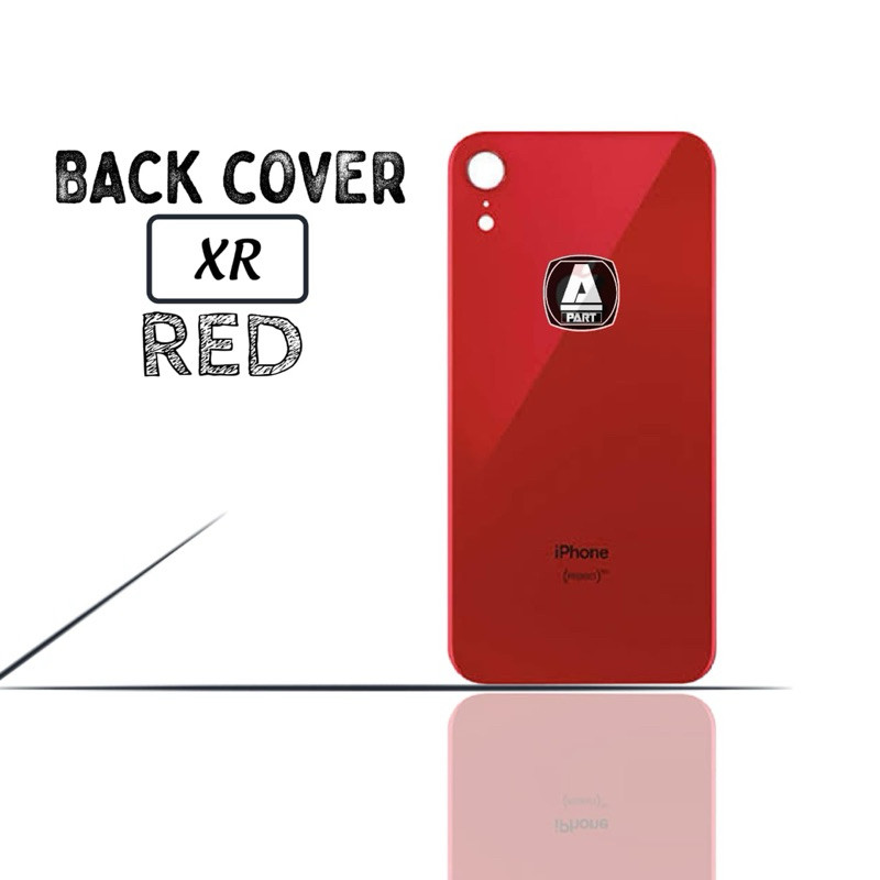 BACKDOOR / BACKGLASS IPHONE XR RED