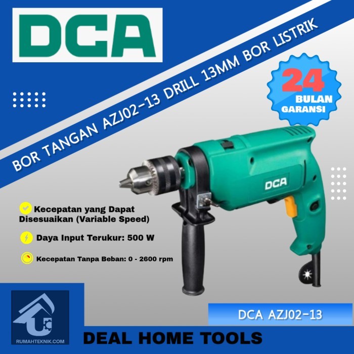 DCA BOR TANGAN AZJ02-13 DRILL 13MM BOR LISTRIK