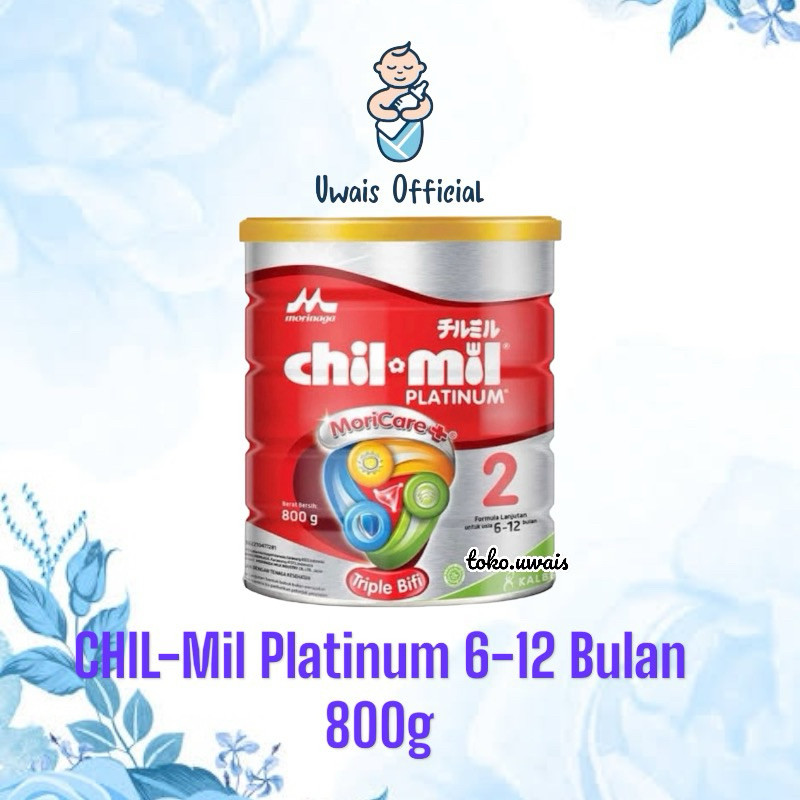 Morinaga Chil Mil Platinum 800g 6-12 Bulan Mulus