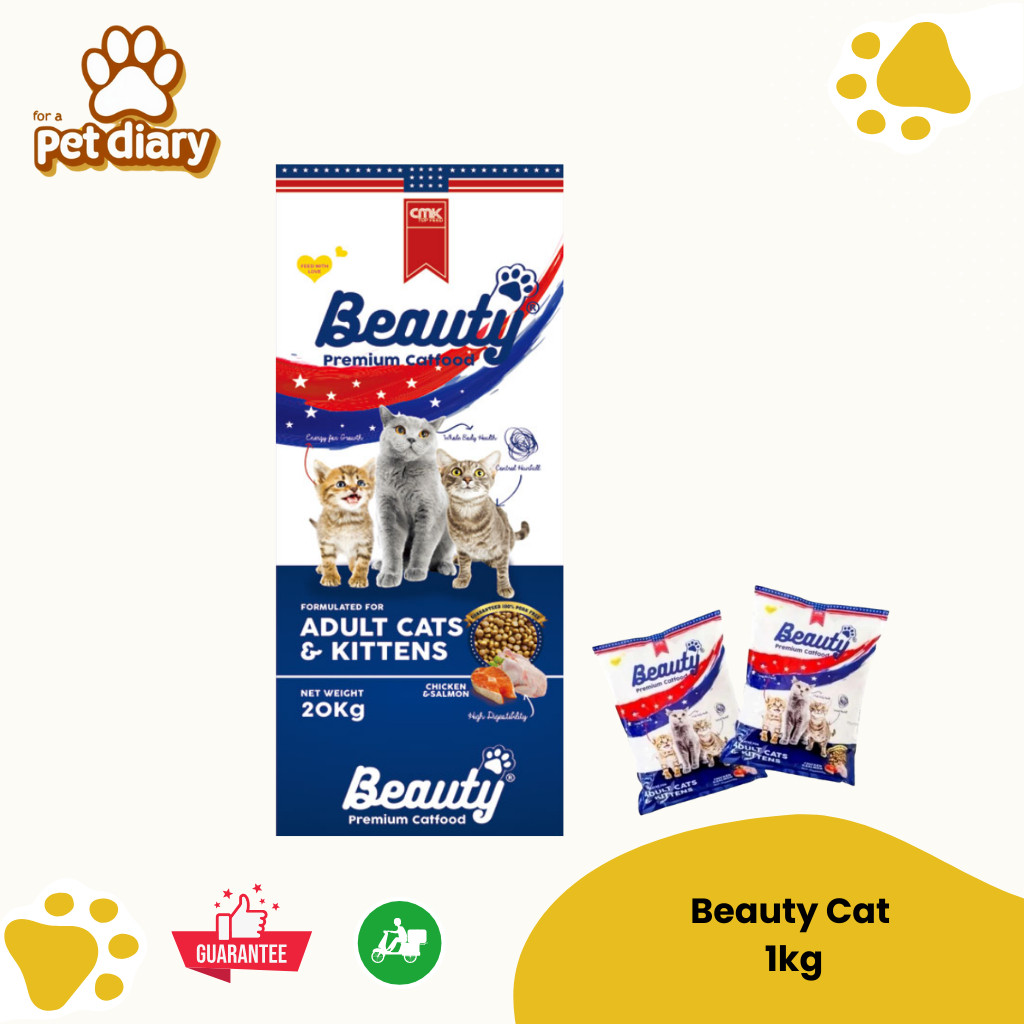 Makanan Kucing BEAUTY CAT FOOD 1Kg / Beauty Cat Food