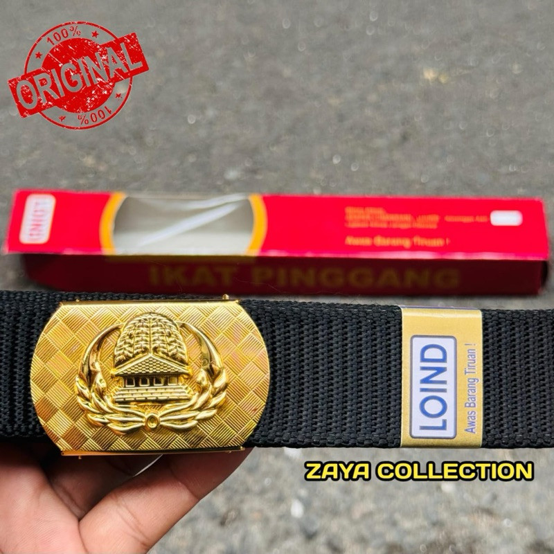 Sabuk loind KORPRI PNS motif catur Original | ikat pinggang loind KORPRI PNS motif catur Original