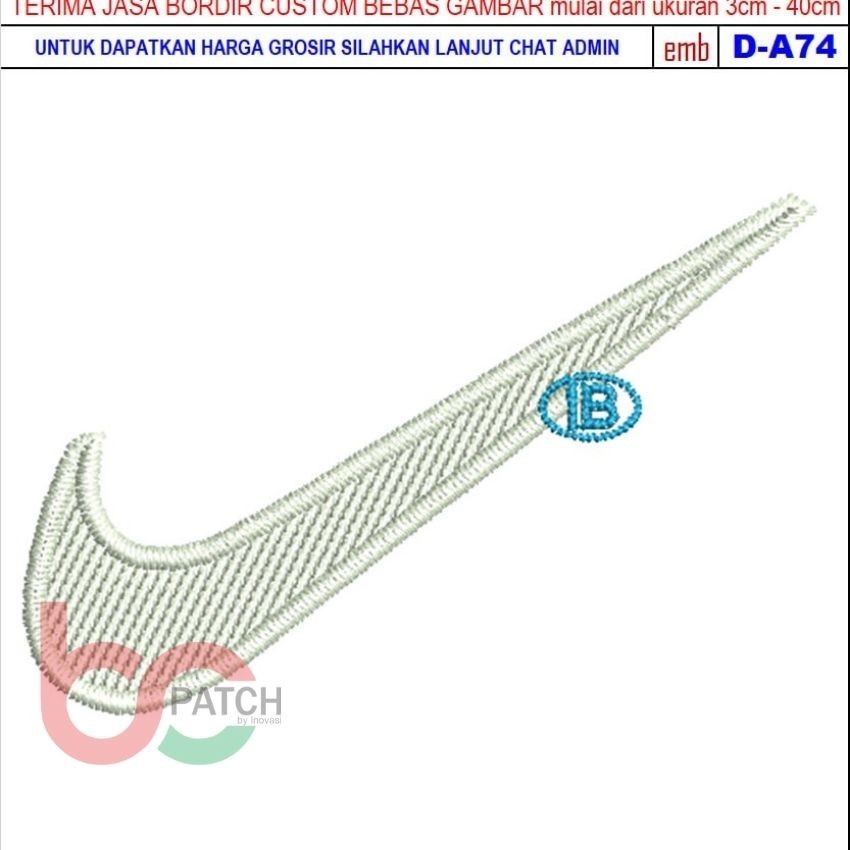 BC53 PATCH BORDIR LOGO NIKE-DA74 NIKE WHITE