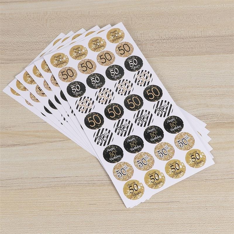 

DIY Scrapbooking Package Paper Sticker Hand Made Scrapbook 216pcs 50th Gift Business Stickers