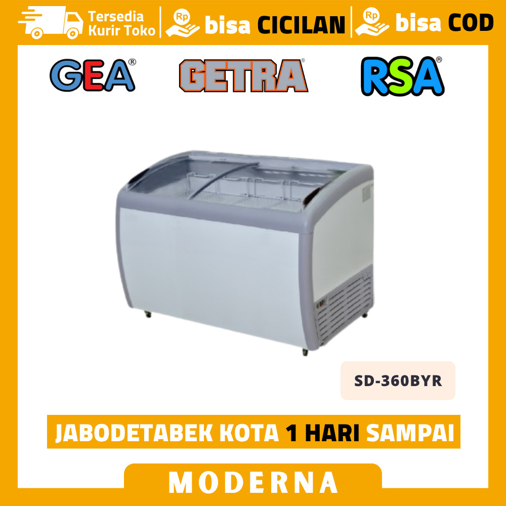 Showcase Pendingin Minuman GEA SD-360BYR Kulkas Pendingin Kapasitas 360 Liter