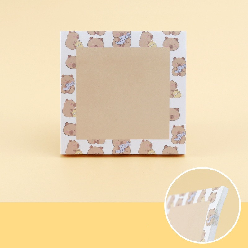 

50sheets Kids Posted It Cartoon Guinea Pig Paper Memo Sticky Notes Pads Stationery Stickers Notebook Planner Message Sticker