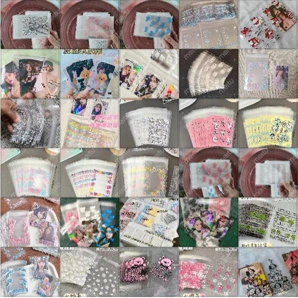 

Rabbit Cat Ins Wind Self-Adhesive Bag Love Beans Small Card Packaging Gift Bag Kaka Set Packaging Bag Jewelry Storage Bag