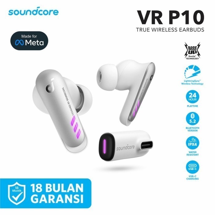 Anker Soundcore VR P10 TWS Gaming For Oculus Quest With Dongle - A3850