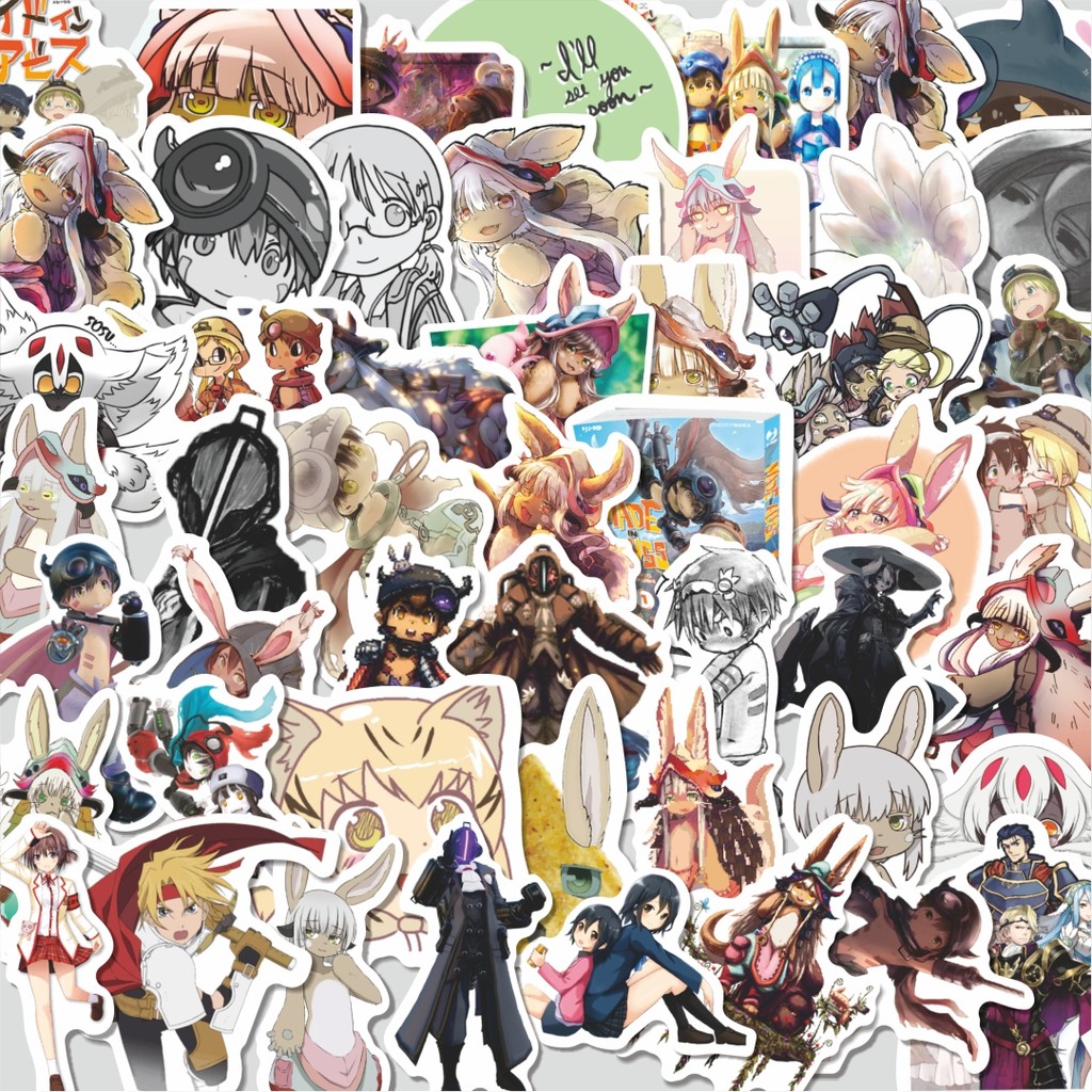 

Stiker Cutting Pack Sticker Anime Made In Abyss (Meidoin Abisu) Sticker Isi 100Pcs Series Aesthetic Lucu Keren Untuk Koper Bahan Vynil
