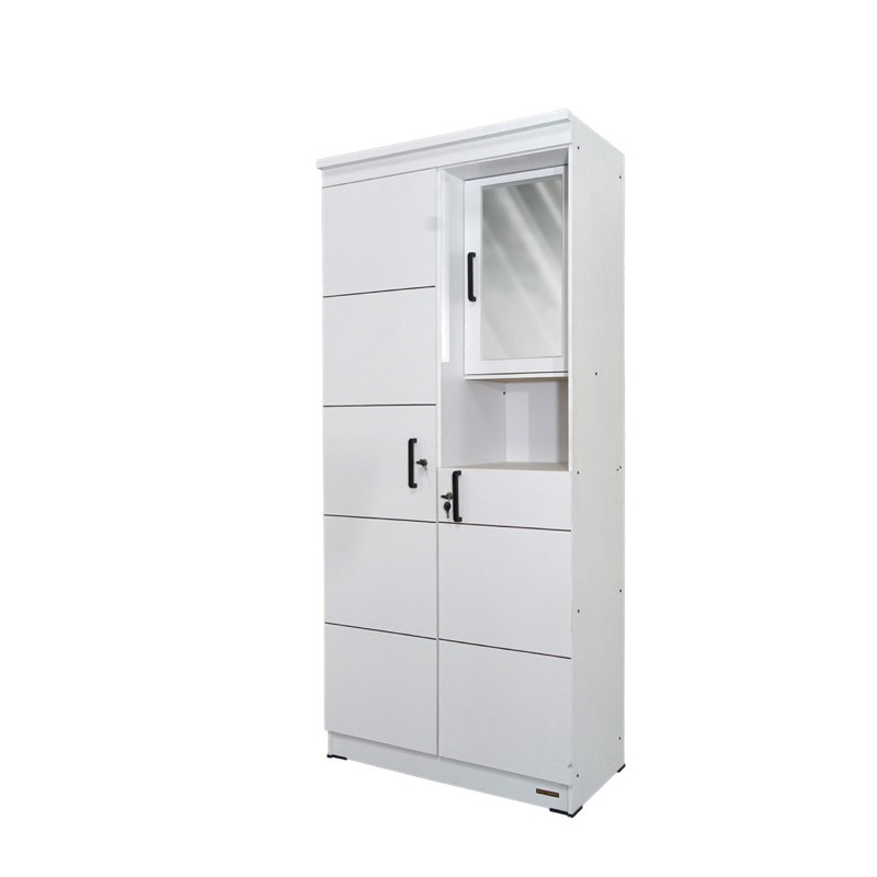 KHUSUS DENPASAR-BALI. Lemari Pakaian 2 Pintu Type LP 2KM 180 White