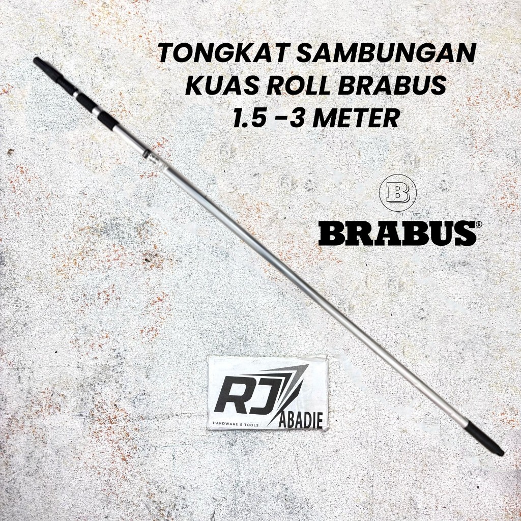 Tongkat Sambungan Stik Gagang Kuas Roll Cat Tembok Dinding BRABUS