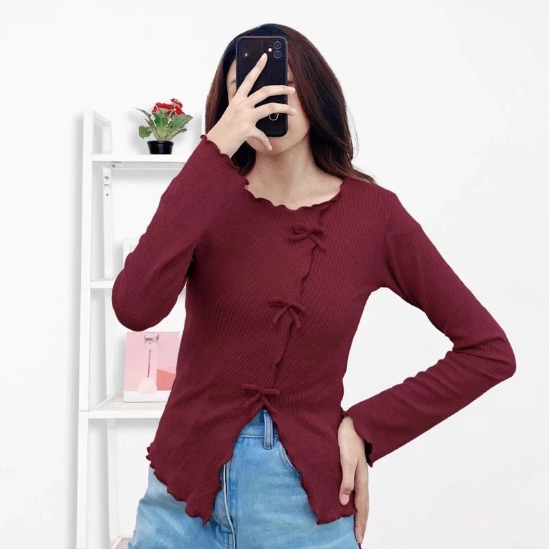 Neta Blouse Knit Top Korean Pita Top