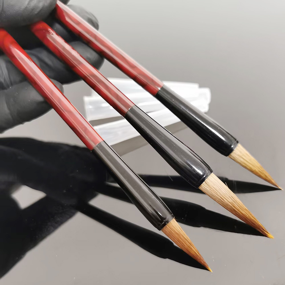 

3Pc Set Chinese Calligraphy Brush Writing Brush for Drawing Painting Brush Large, Medium, Small Size