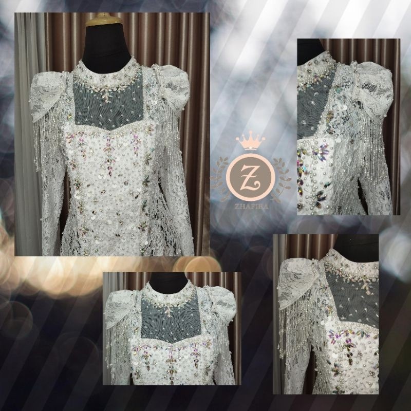 Kop Bahu/Aksesoris Bahu/Kebaya/ Hiasan Bahu Kebaya Pengantin