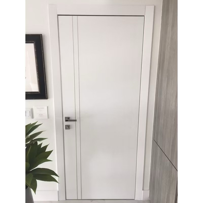 PINTU MINIMALIS HDF + KUSEN ALMINICO