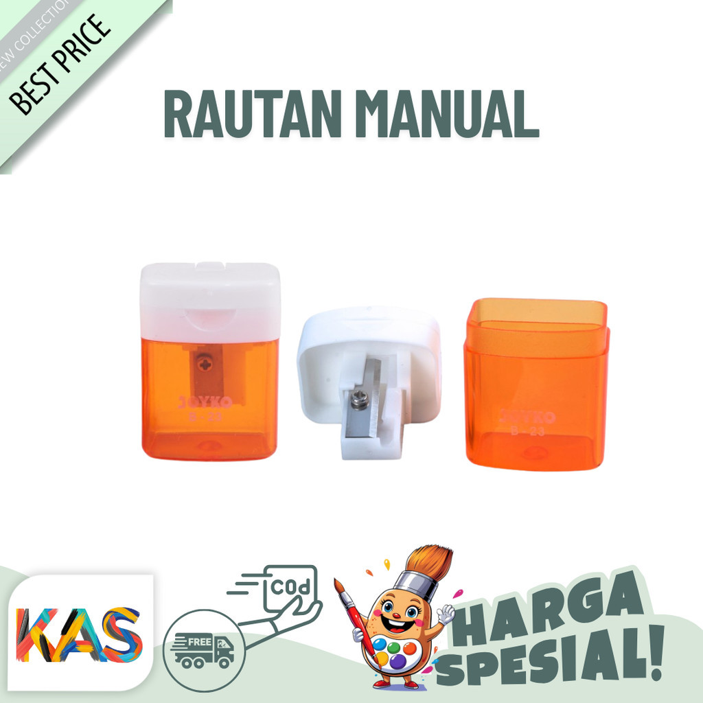 

Rautan Joyko B-23 Sharpener Satu Lubang Satuan