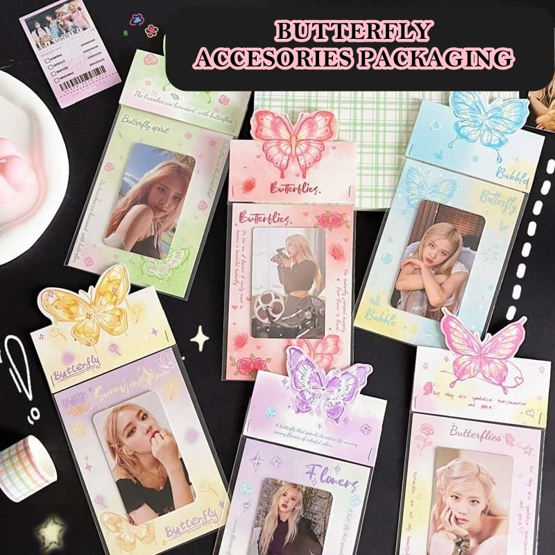 

[ORGM] FREE PLASTIK TEBAL | Kartu Hangtag Kartu Packing Aksesoris Kartu Background Foto KPOP MOTIF KUPU